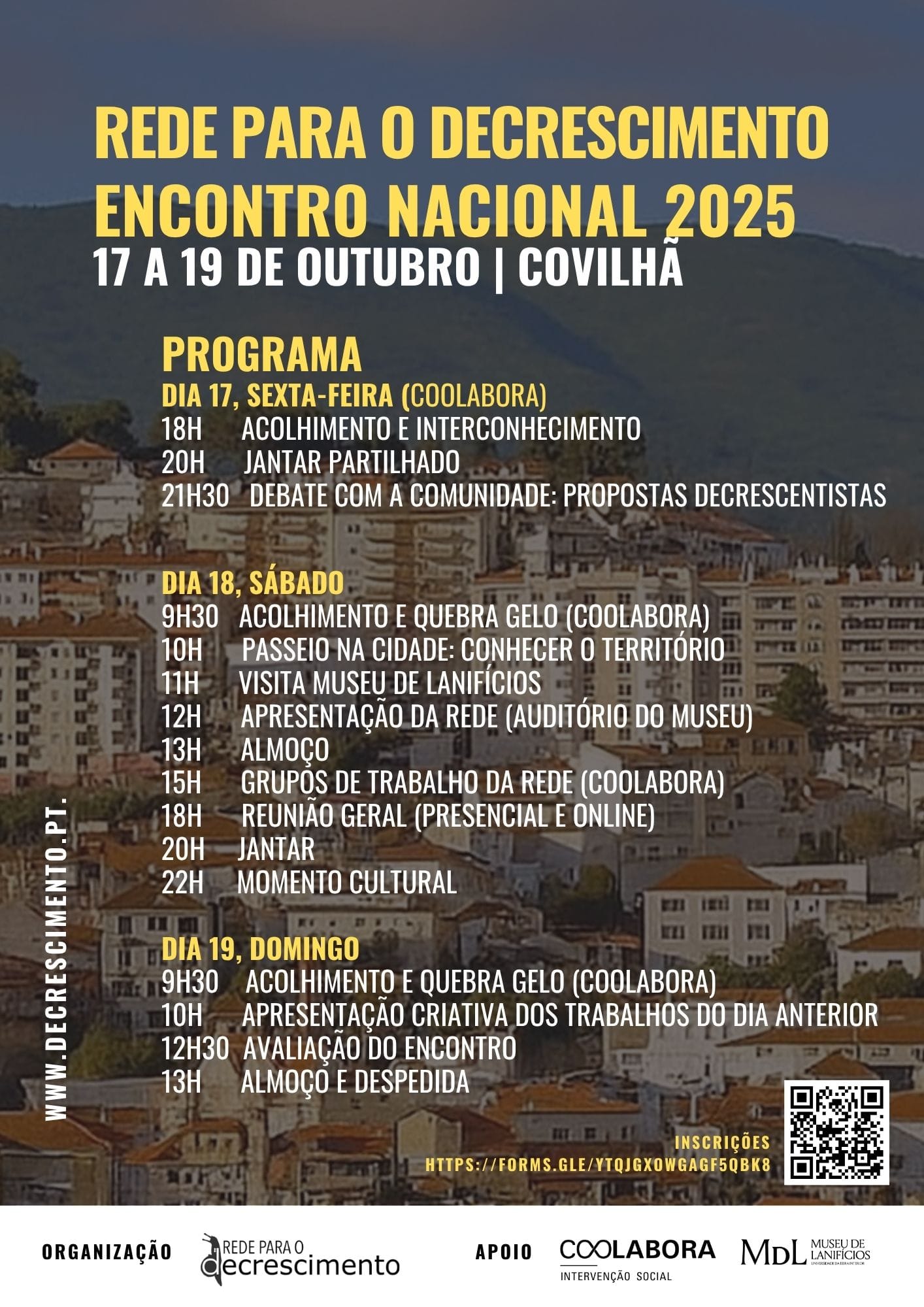 Encontro Nacional da Rede Para o Decrescimento 2025